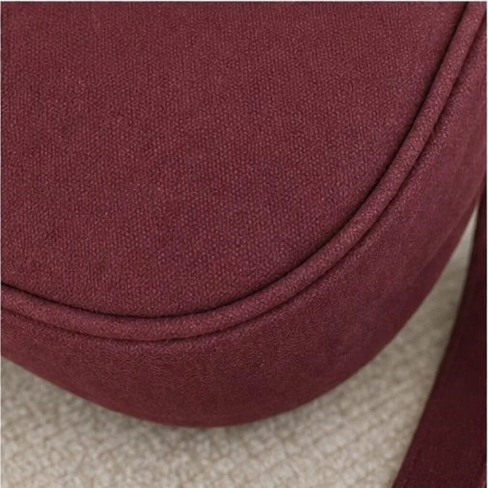 Merlot Nylon Crossbody Bag
